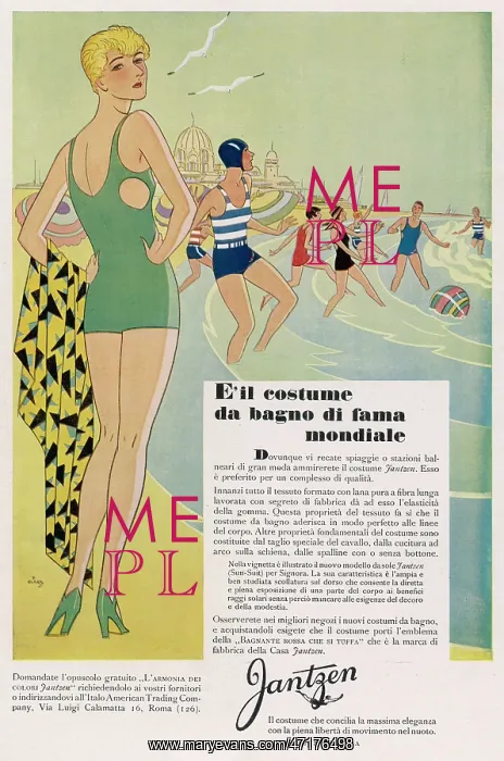  : FASHIONABLE BATHERS 1930