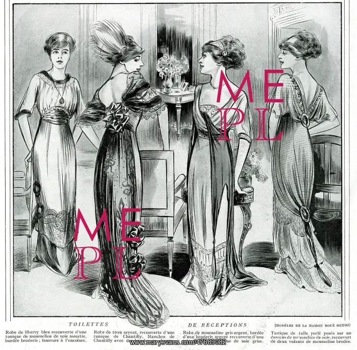  : Fashionable clothing 1910