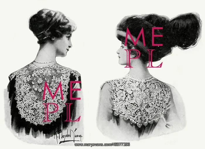 : Two fashionable collars 1912 : Two fashionable collars 1912