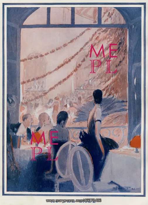 : Fashionable folk at a ball : Fashionable folk at a ball