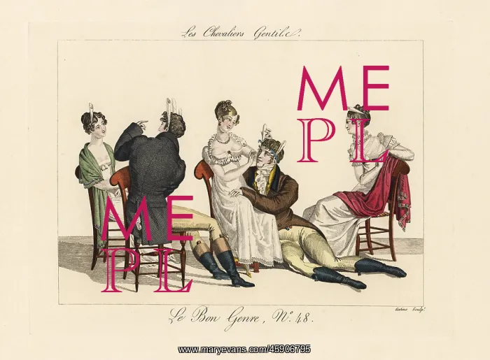 : Fashionable people playing the memory game : Fashionable people playing the memory game