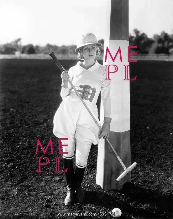 : Fashionable polo player : Fashionable polo player