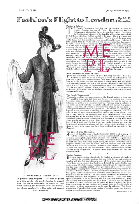 : A fashionable tailor suit, 1914 : A fashionable tailor suit, 1914