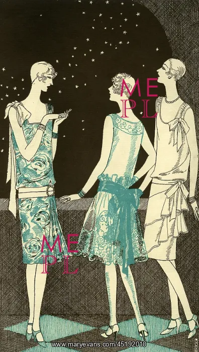 : Fashionable women 1927 : Fashionable women 1927