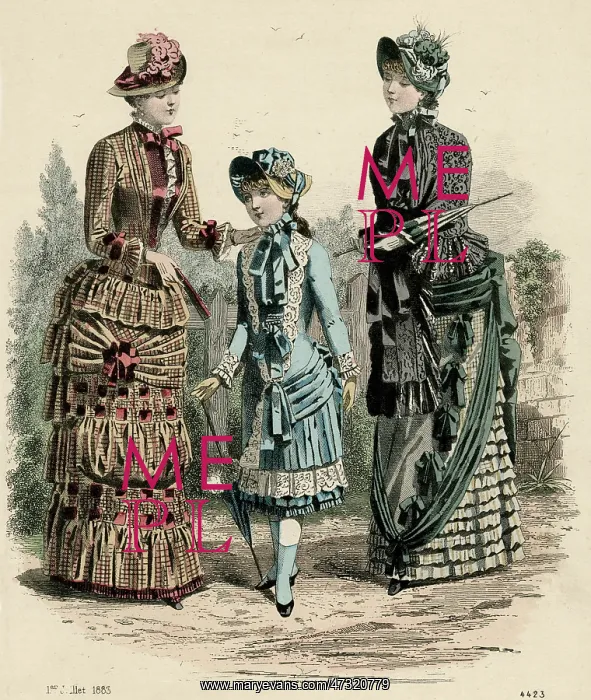 : FASHIONS 1 JULY 1883 : FASHIONS 1 JULY 1883