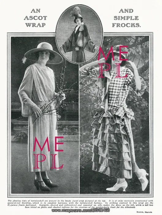 : Fashions for Ascot 1923 : Fashions for Ascot 1923