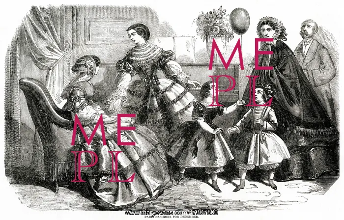 : Fashions for December 1856 : Fashions for December 1856