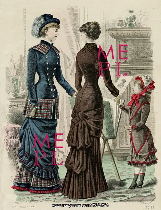 : Fashions December 1880 : Fashions December 1880