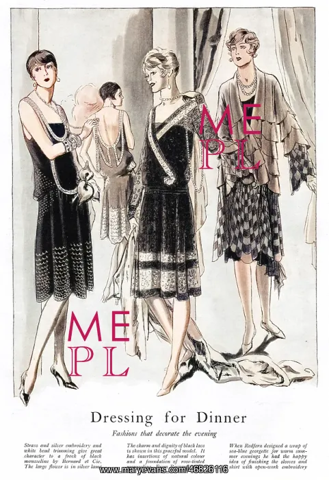 : Fashions for Evening and Dinner-Wear : Fashions for Evening and Dinner-Wear