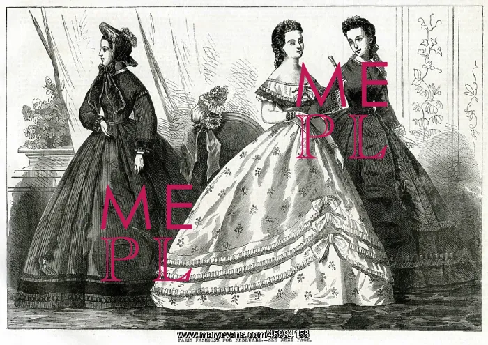 : Fashions for February 1864 : Fashions for February 1864