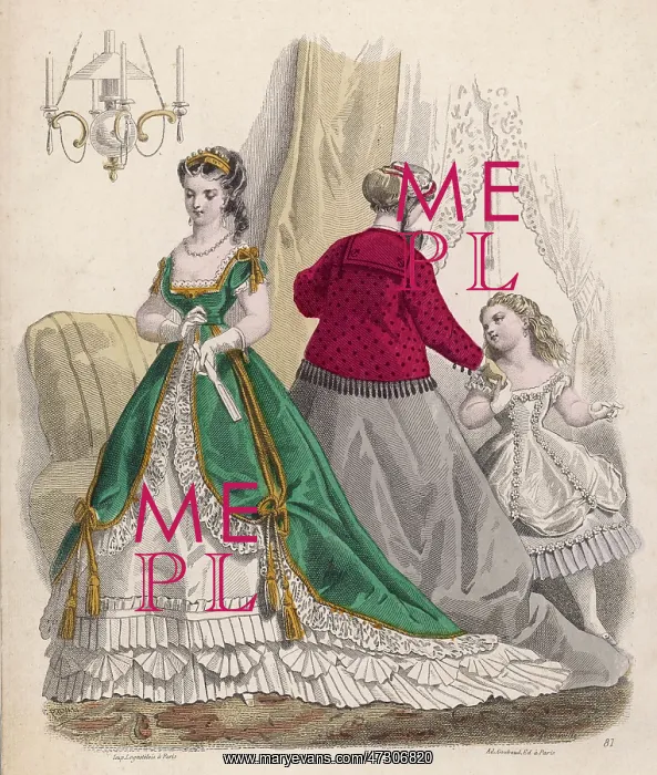 : Fashions January 1867 : Fashions January 1867