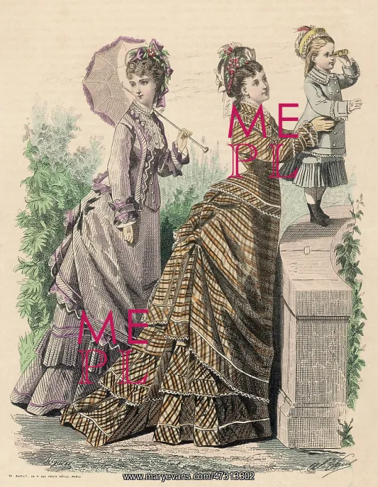 : Fashions July 1875 : Fashions July 1875
