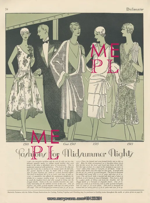 : Fashions for Midsummer Nights : Fashions for Midsummer Nights