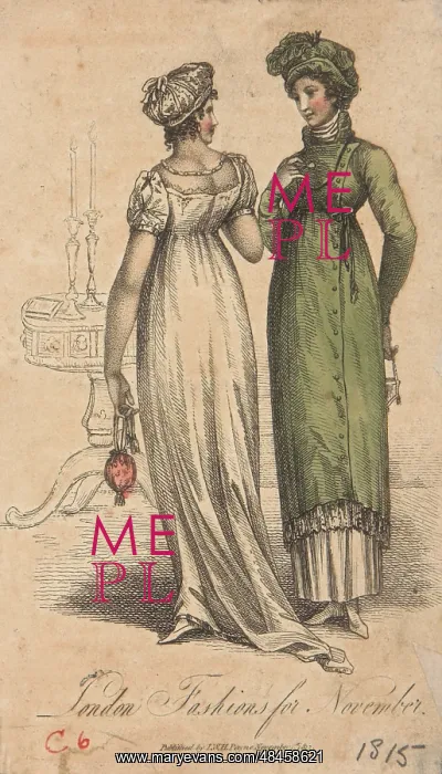 : Fashions for November 1815 : Fashions for November 1815