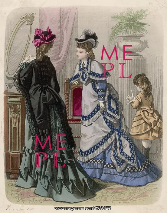 : Fashions November 1875 : Fashions November 1875