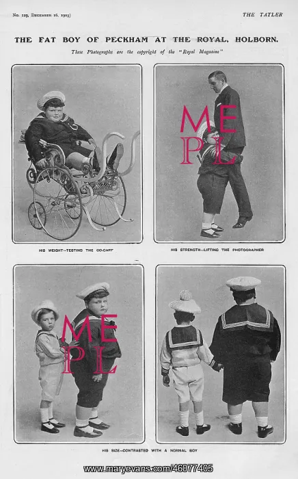 : The Fat Boy of Peckham : The Fat Boy of Peckham