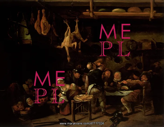  : Fat Kitchen, by Jan Steen