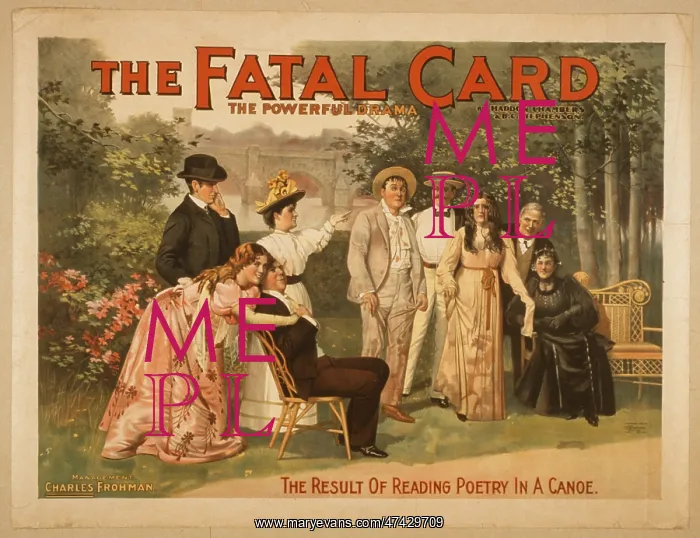 : The fatal card the powerful drama : by Haddon Chambers & BC : The fatal card the powerful drama : by Haddon Chambers & BC