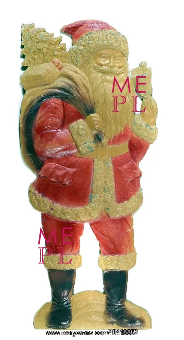  : Father Christmas cardboard figure