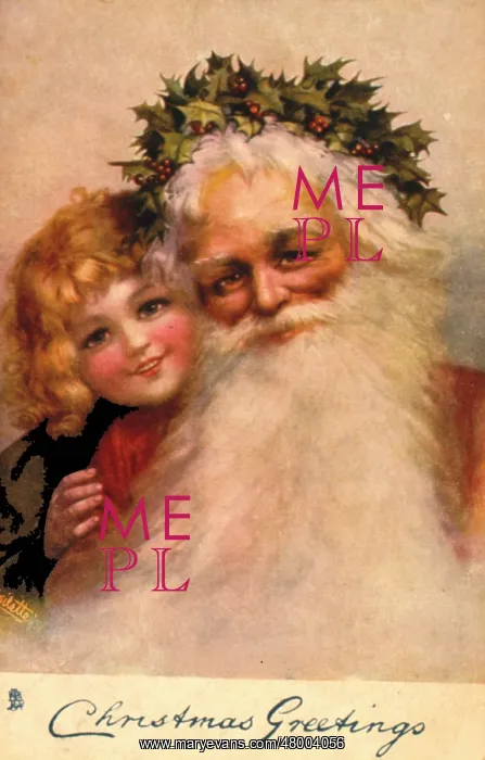 : Father Christmas and child : Father Christmas and child