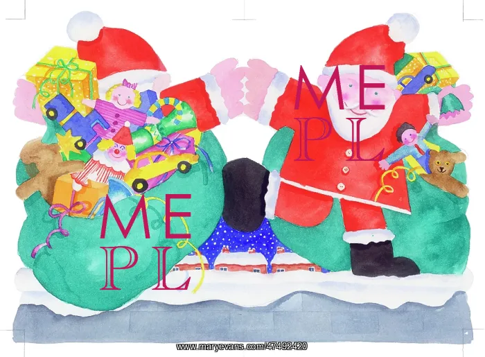  : Father Christmas cut-out design