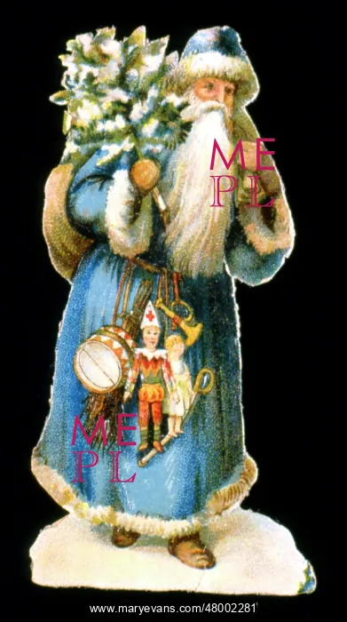 : Father Christmas delivering presents : Father Christmas delivering presents