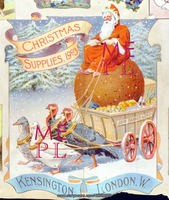 : Father Christmas food advert : Father Christmas food advert