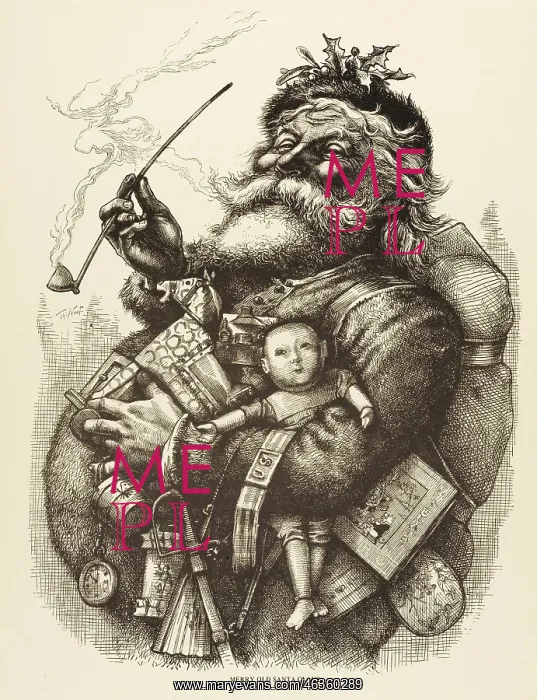  : Father Christmas with presents