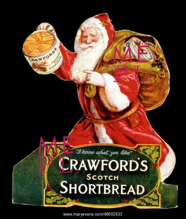 : Father Christmas shortbread advert : Father Christmas shortbread advert