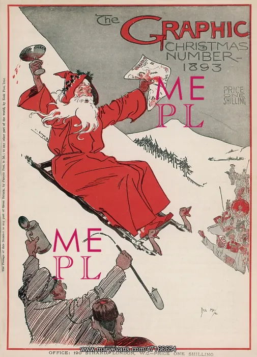 : Father Christmas on a sledge : Father Christmas on a sledge
