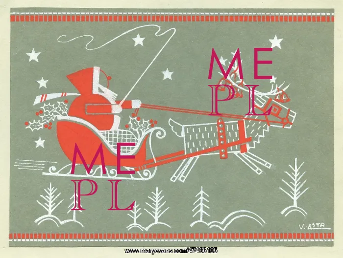 : Father Christmas on his Sleigh : Father Christmas on his Sleigh