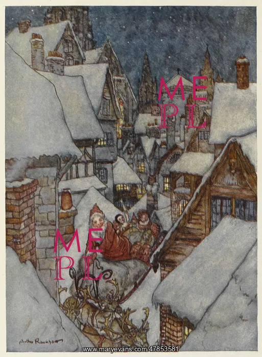 : Father Christmas in his sleigh : Father Christmas in his sleigh