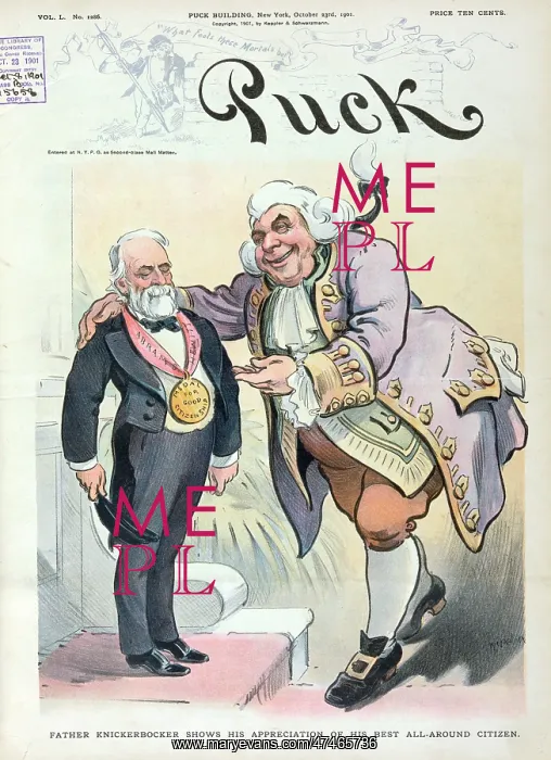 : Father Knickerbocker shows his appreciation of his best all- : Father Knickerbocker shows his appreciation of his best all-