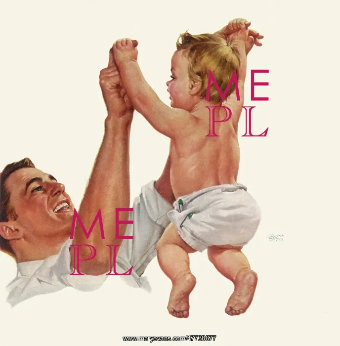  : Father playing with Laughing Baby