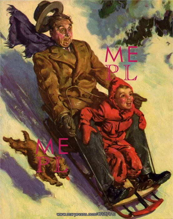  : Father and Son Sledding