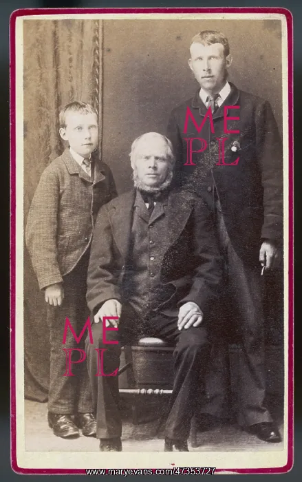 : FATHER & SONS 1860S : FATHER & SONS 1860S