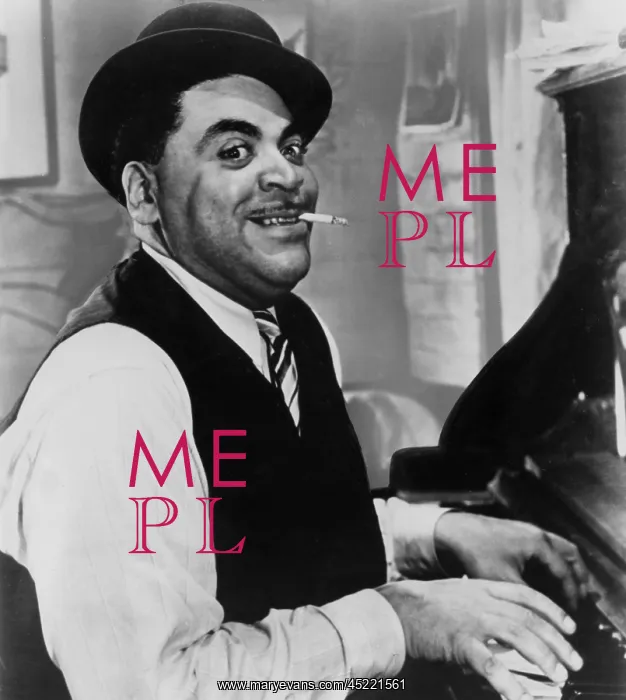 : Fats Waller, (real name Thomas), 1930s. ? : Fats Waller, (real name Thomas), 1930s. ?