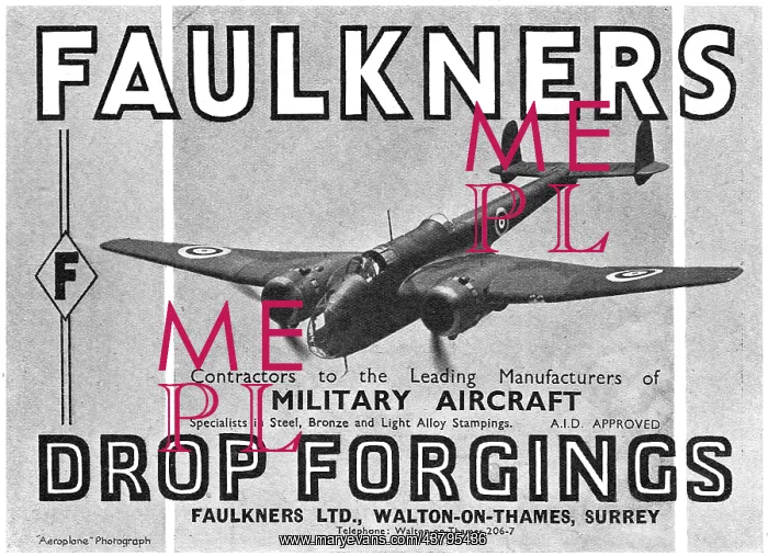 : Faulkners Ltd. Drop Forging For The Aircraft Industry : Faulkners Ltd. Drop Forging For The Aircraft Industry