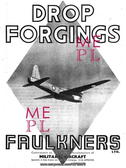 : Faulkners Ltd. Drop Forging For The Aircraft Industry : Faulkners Ltd. Drop Forging For The Aircraft Industry