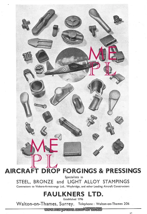 : Faulkners Ltd. Drop Forgings & Pressings 1939 : Faulkners Ltd. Drop Forgings & Pressings 1939
