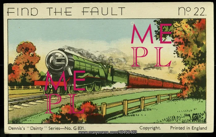  : Find the Fault card No. 22