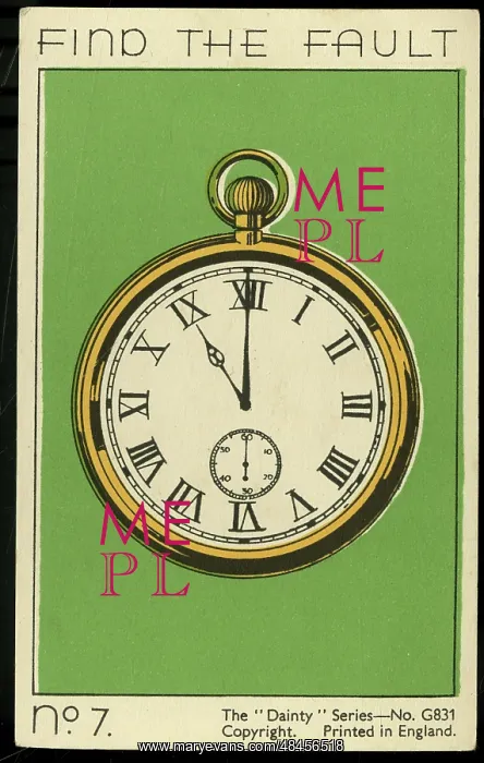  : Find the Fault card No. 7