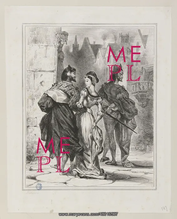 : Faust tries to seduce Marguerite : Faust tries to seduce Marguerite