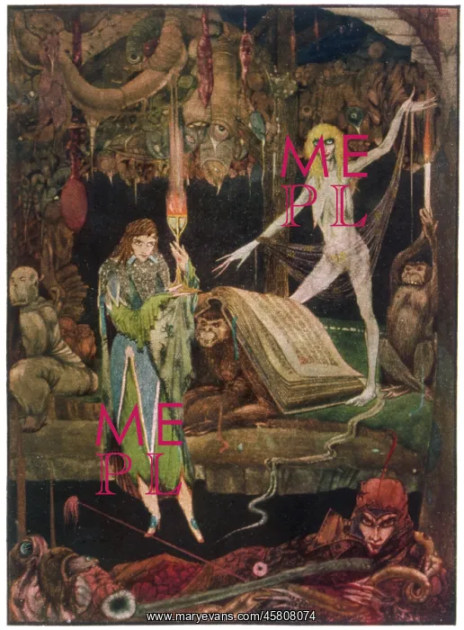  : Faust in Witches Kitchen, by Harry Clarke