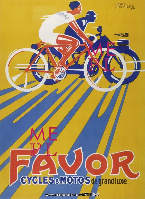 : FAVOR CYCLES POSTER : FAVOR CYCLES POSTER
