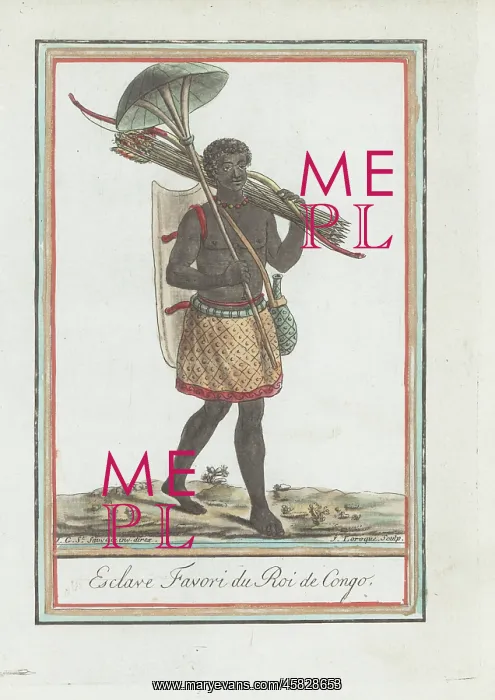 : Favourite enslaved man of the King of Congo, Africa : Favourite enslaved man of the King of Congo, Africa