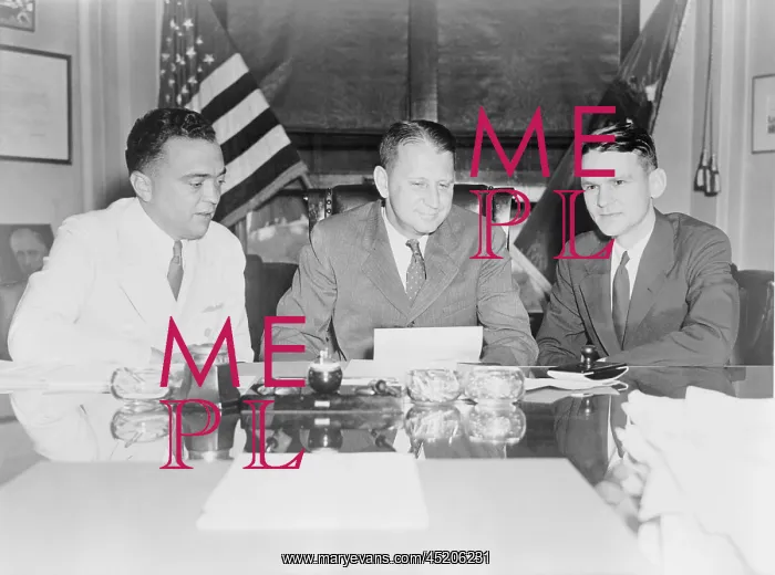 : FBI Director J. Edgar Hoover and William ? : FBI Director J. Edgar Hoover and William ?
