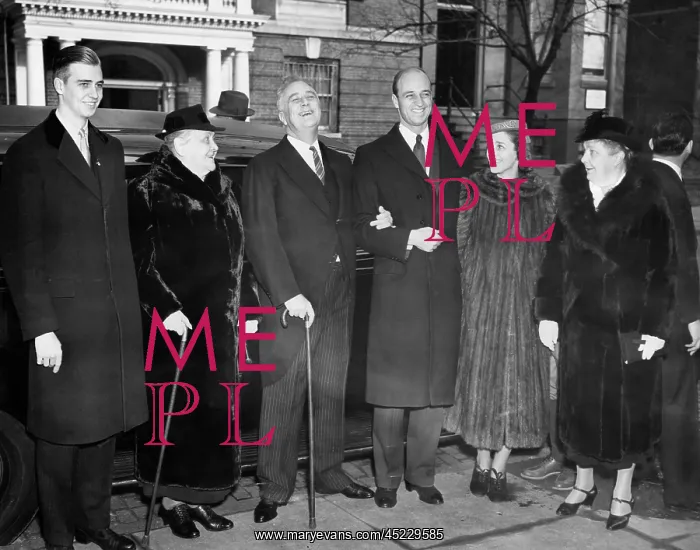 : FDR Presidency. From left: John Roosevelt, ? : FDR Presidency. From left: John Roosevelt, ?