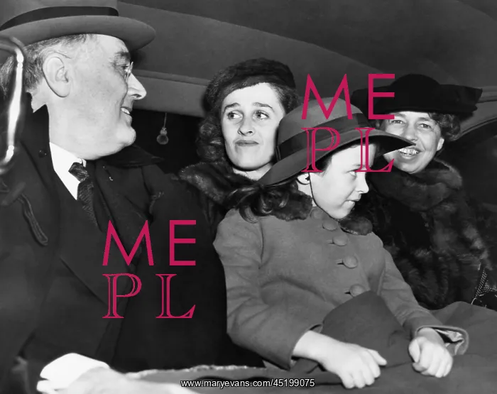 : FDR Presidency. From left: US President ? : FDR Presidency. From left: US President ?