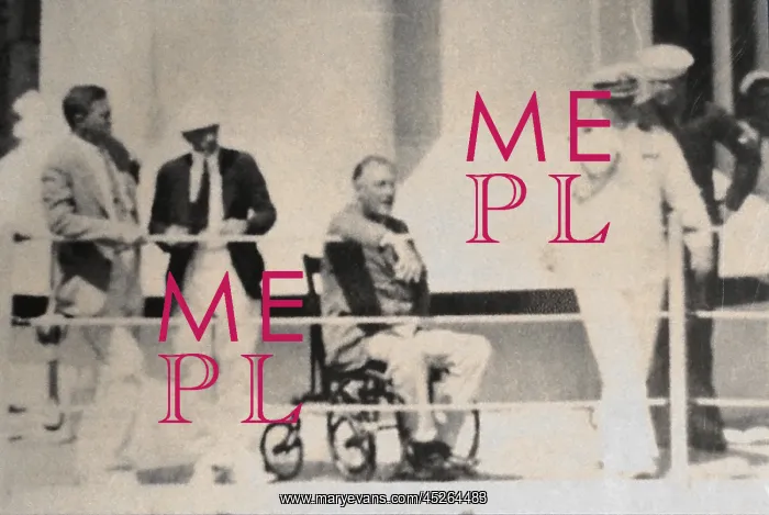 : FDR in wheelchair aboard USS Indianapolis 1933 : FDR in wheelchair aboard USS Indianapolis 1933